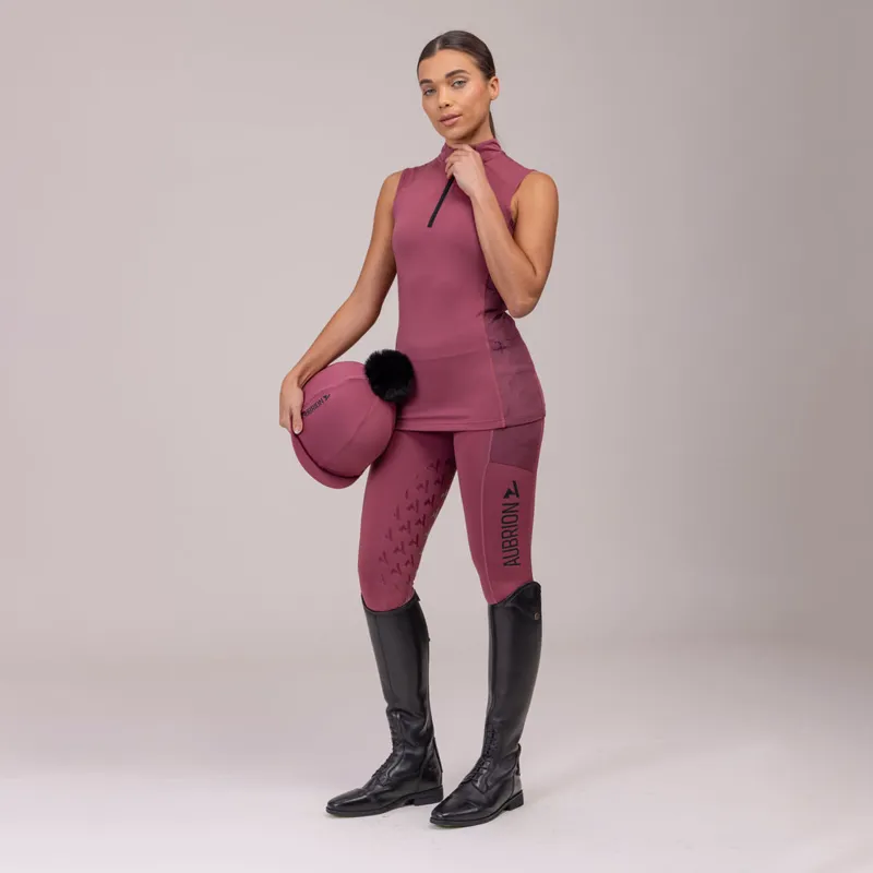 Aubrion React Non-Stop Riding Tights in Mauve
